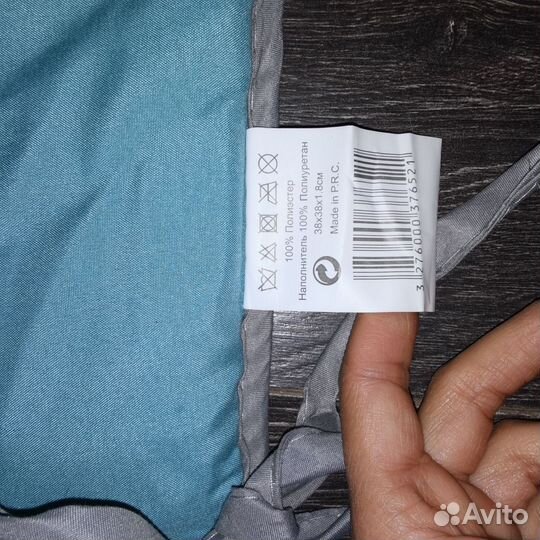 Подушки на сулья с завязками 6 шт