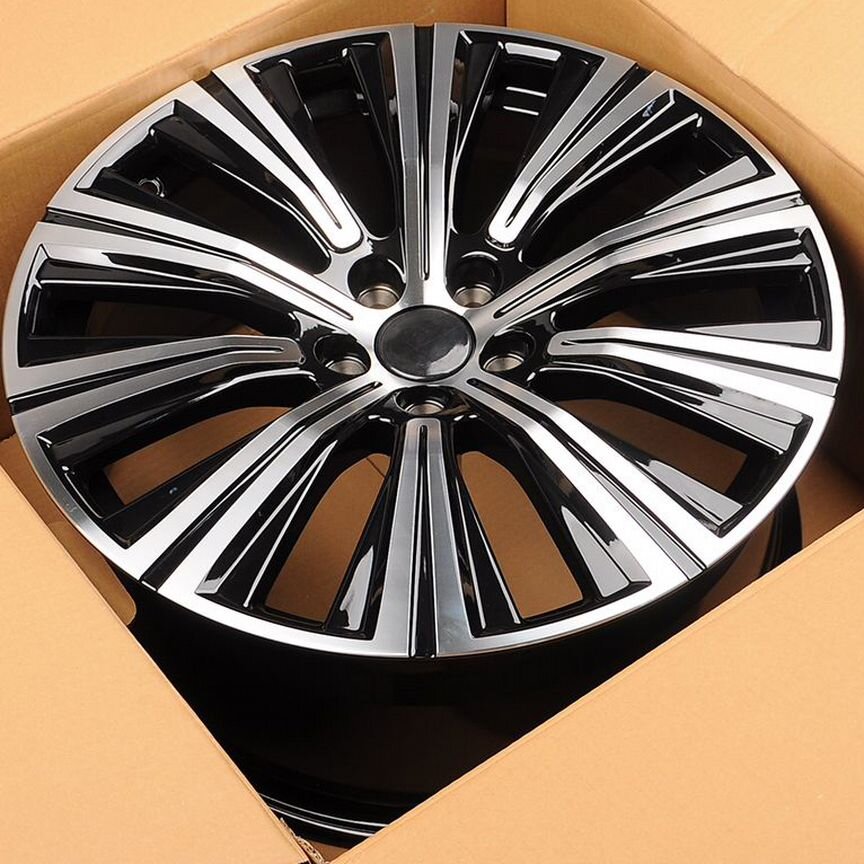 Диски на Volvo RGW Wheels VH023 8.5x19/5x108 D63.4 ET48 Gloss Black Machine Face литой