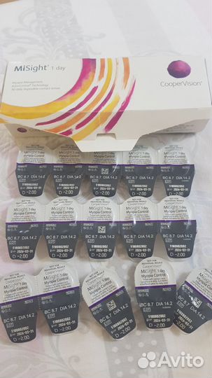 Контактные линзы Misight -2.0 (CooperVision)