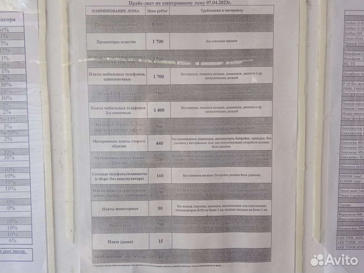 Прием электронных плат