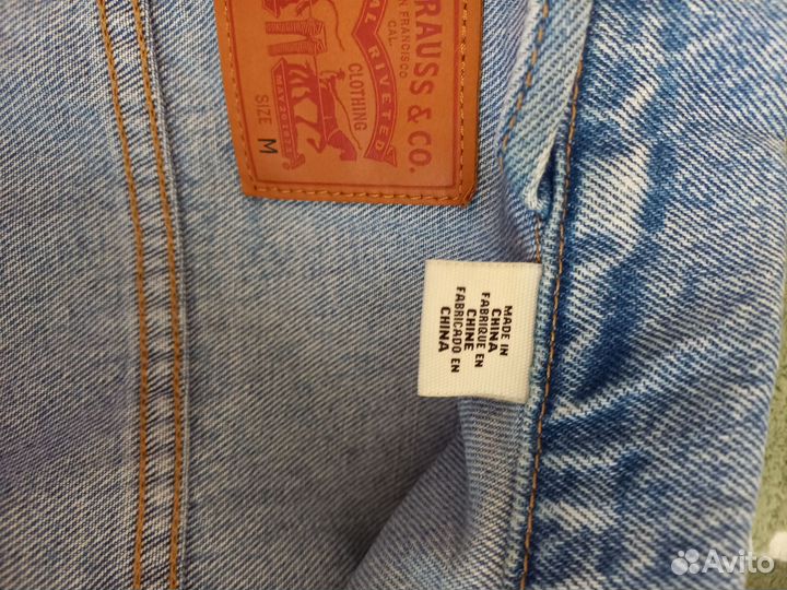 Джинсовая куртка levis женская