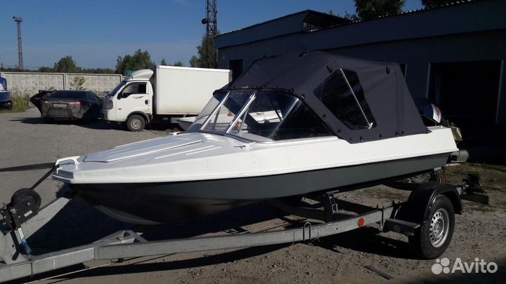 Стекло с калиткой на лодку Обь М