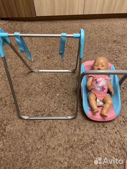 Качель для куклы baby born 2 в 1