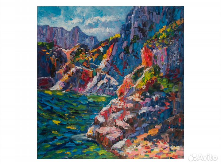 Картина маслом Италия Морской пейзаж