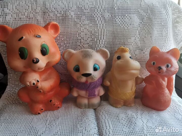Резиновые игрушки СССР