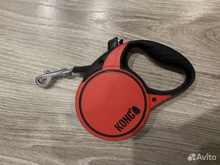 Рулетка kong Terrain красная лента 5м до 20кг