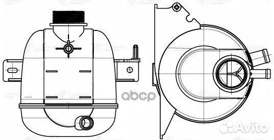 Бачок расширит. охл. жидкости для а/м Лада Largus