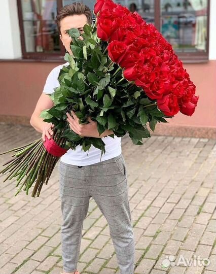 Высокие розы Гигантские розы Доставка цветов