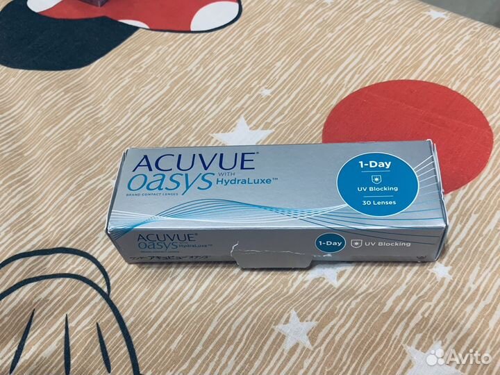 Линзы контактные однодневные acuvue oasys 17 штук