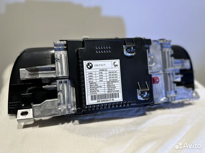 Экран CIC джойстик I-drive bmw f10