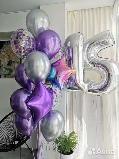 Воздушный шар цифра