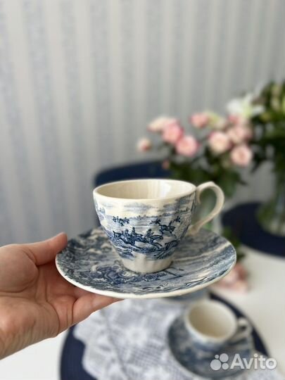 Набор винтажных чайных пар Англия