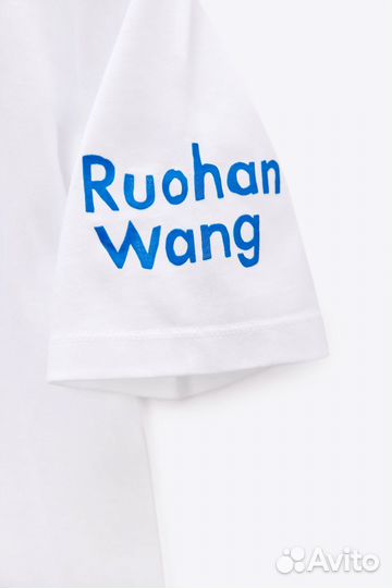 Футболка Zara c принтом Ruohan Wang