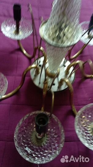 Чехословацкие люстры. Хрусталь. Богемия. Классика