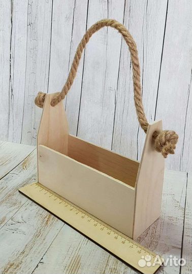 Ящик деревянный с ручкой