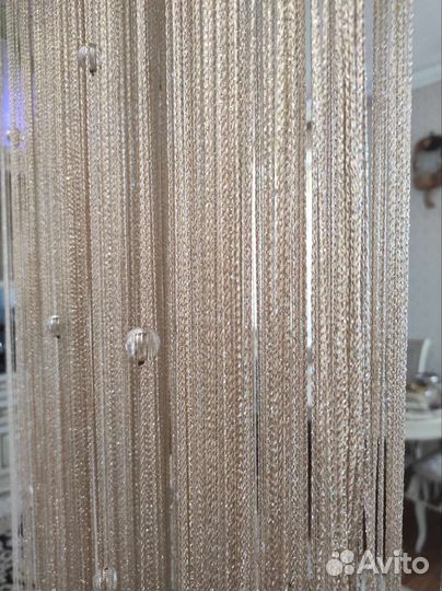 Шторы нити кисея