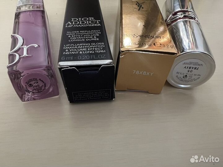 Блеск для губ dior помада YSL