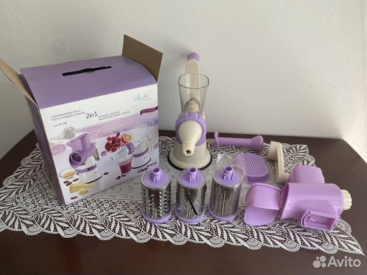 Шнековая соковыжималка терка bio vie BV 1080