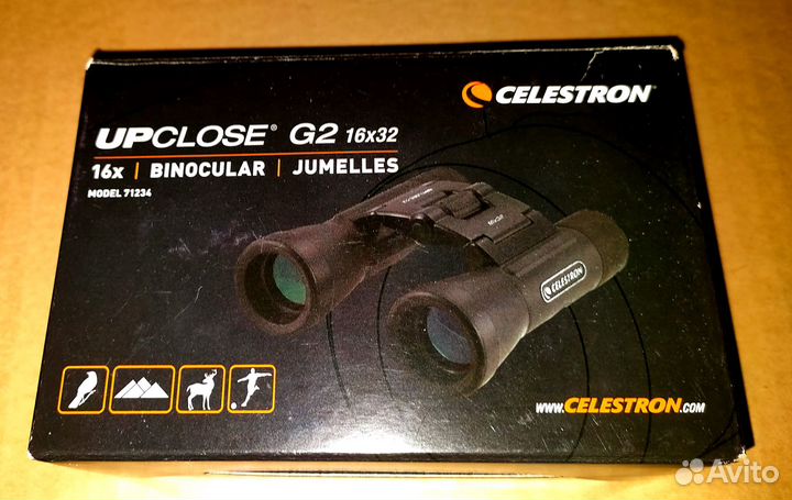 Бинокль celestron upclose G2 16x32 новый
