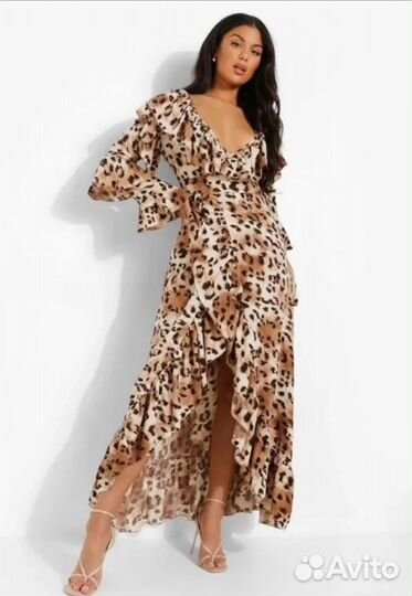 Леопардовое платье