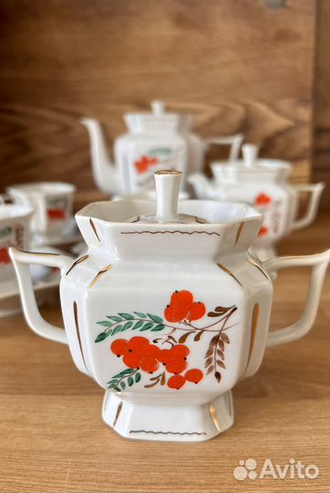 Кофейный сервиз СССР сысертский фарфор