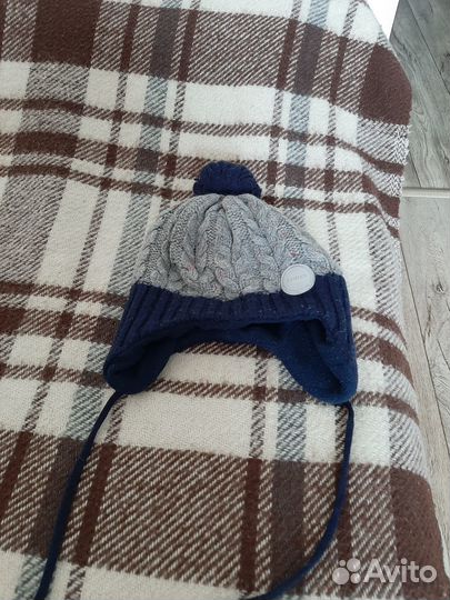 Шапка зимняя для мальчика 3-4 года