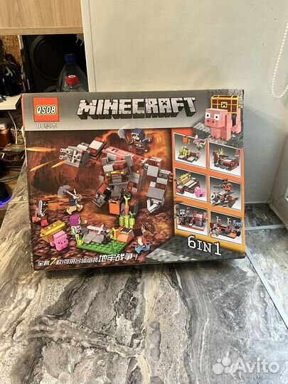 Lego minecraft набор 6 в 1 новый лего