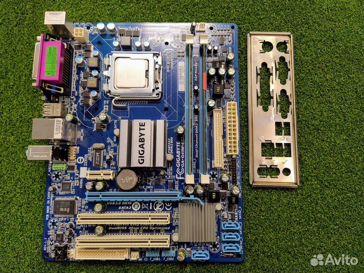 Комплект MB s775 + CPU E5700 + DDR2 2Gb(1G x 2)