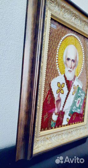 Икона. Вышивка бисером