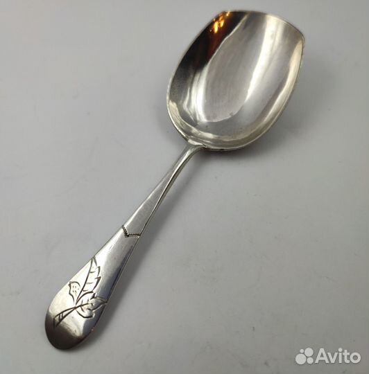 Серебряная ложка для сахара Российская Империя