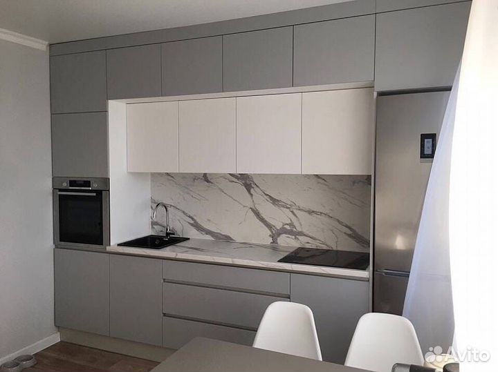 Кухня прямая в современном стиле