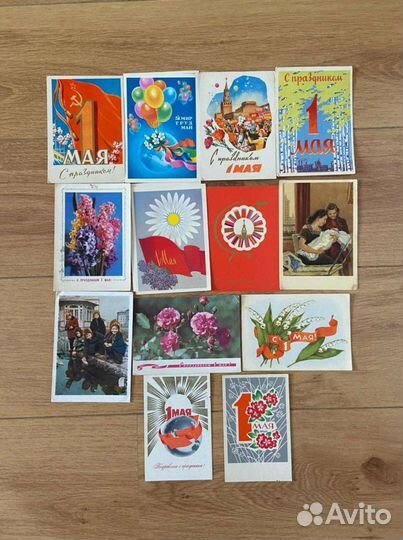 Открытки СССР. 8 Марта, 1Мая,Октябрь,и др