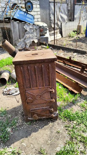 Печь буржуйка чугунная разборная