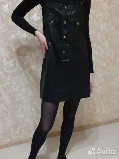 Кожаный сарафан