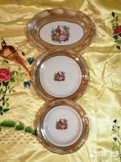 2 блюда и глубокая тарелка Польша 70 гг