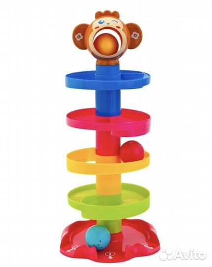 Развивающая горка пирамидка для малышей