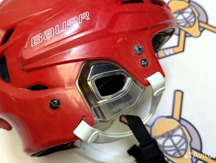 Шлем bauer re-akt хоккейный sr M бу