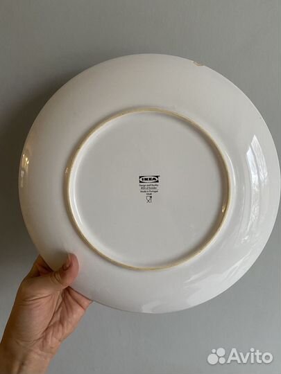 Тарелка IKEA 27 см и чашки сканди