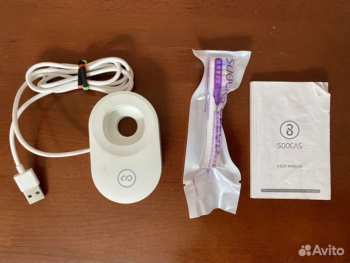 Зарядка и насадка для зубной щетки soocas xiaomi