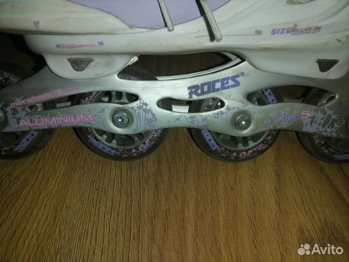 Роликовые коньки раздвижные Roces Yuma женские