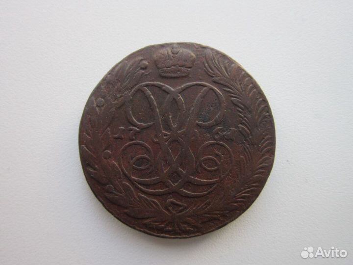 MRL 5 копеек 1760 г, 1761 г. Елизавета