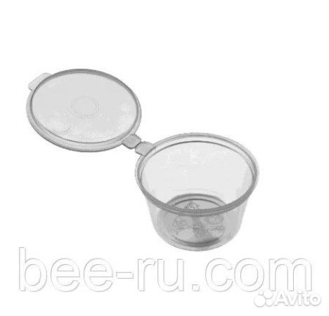 75 шт Контейнер-пробник 50 мл для мёда, пыльцы, за