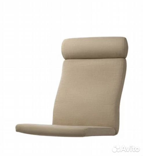 Подушка-сиденье на кресло поэнг IKEA бежевый