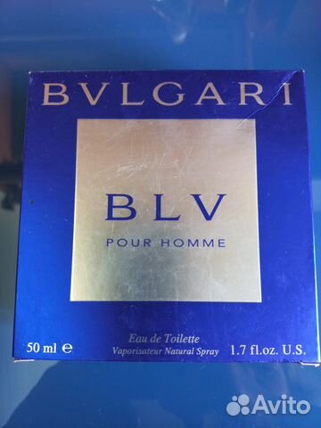 Bvlgari BLG pour homme, открытый флакон