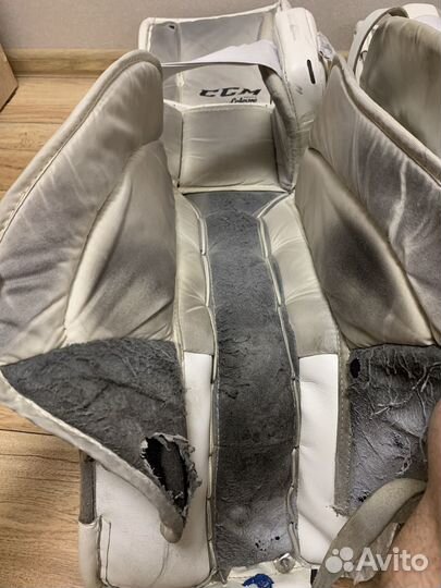 Вратарские щитки ccm ef860 р-р 34+3