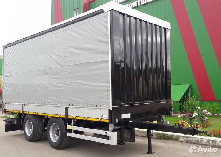 Тент на сдвижную крышу полуприцепа