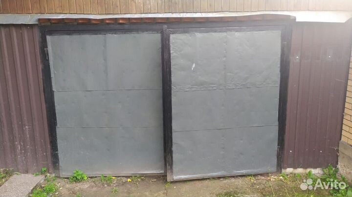 Металлические ворота бу