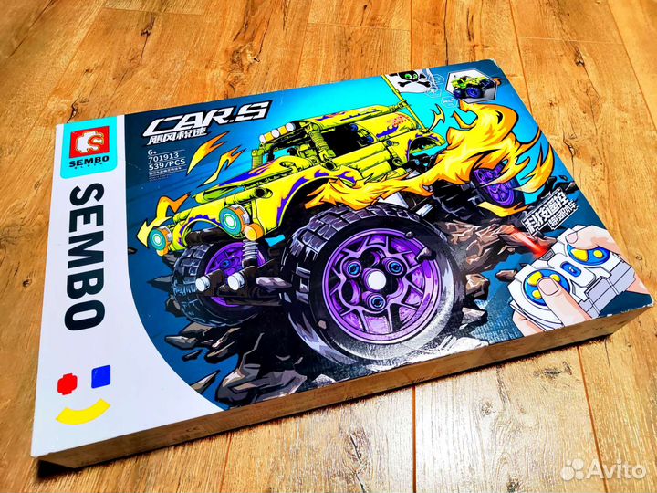 Конструктор Sembo, Джип на радиоуправлении, 539 дт