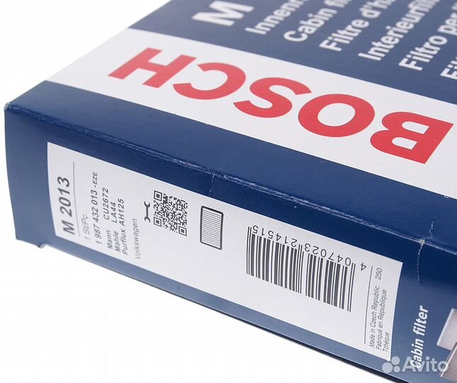 Фильтр воздушный салона VW Passat bosch