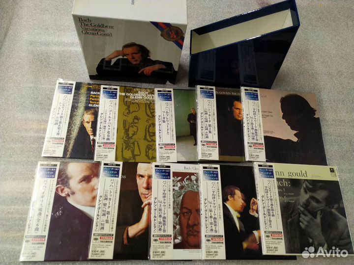 Gould The Goldberg Variations Bach 11 CD box japan